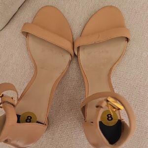 Stuart Weitzman Tan Heeled Sandals